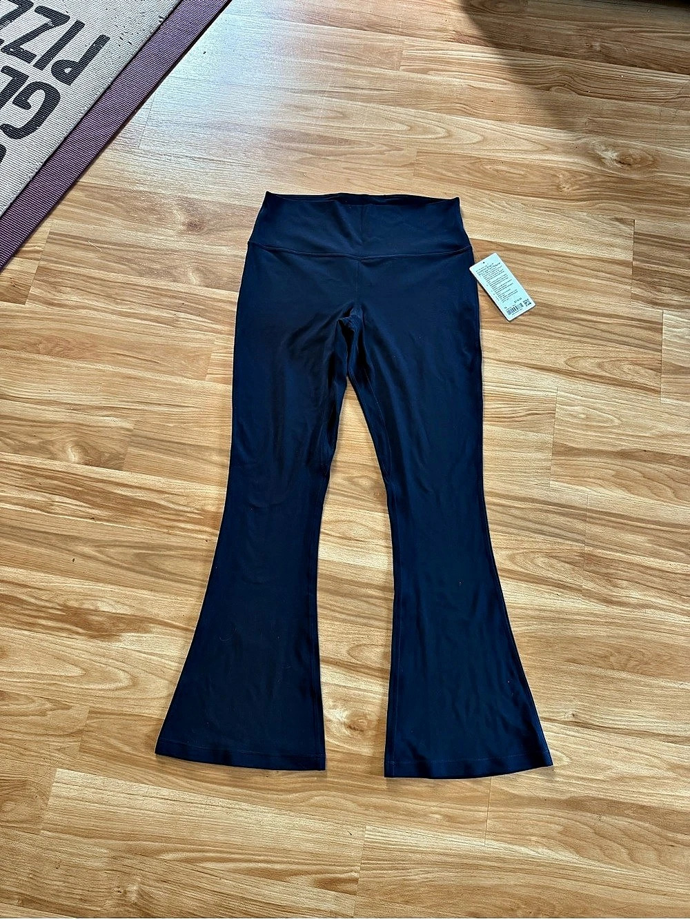 Cute NWT Lululemon Align Mini Flare Pants in True Navy - Size 14